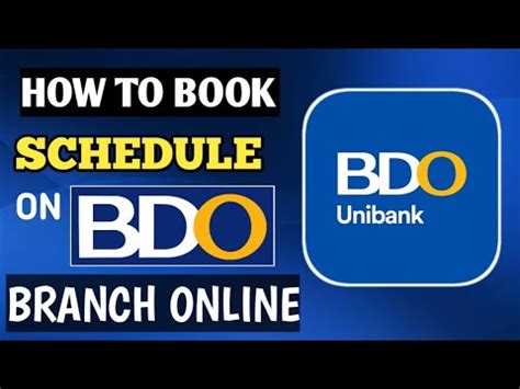 bdo book an appointment